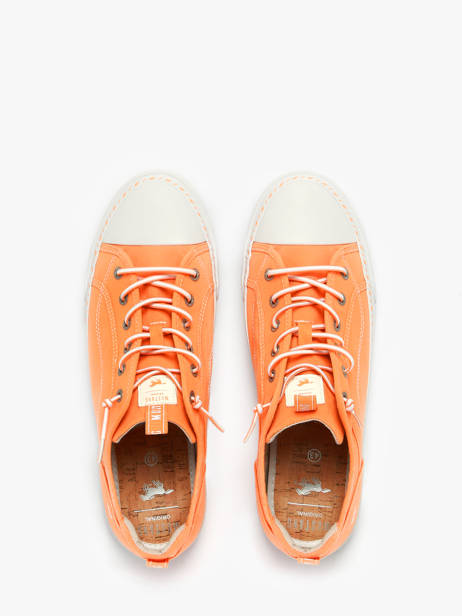 Sneakers Mustang Oranje women 1376308 ander zicht 4
